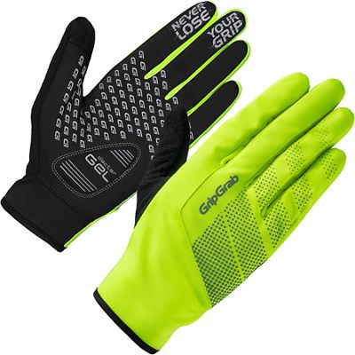 GripGrab Ride Hi-Vis Windproof Midseason Glove - Fluo Yellow - XL, Fluo Yellow
